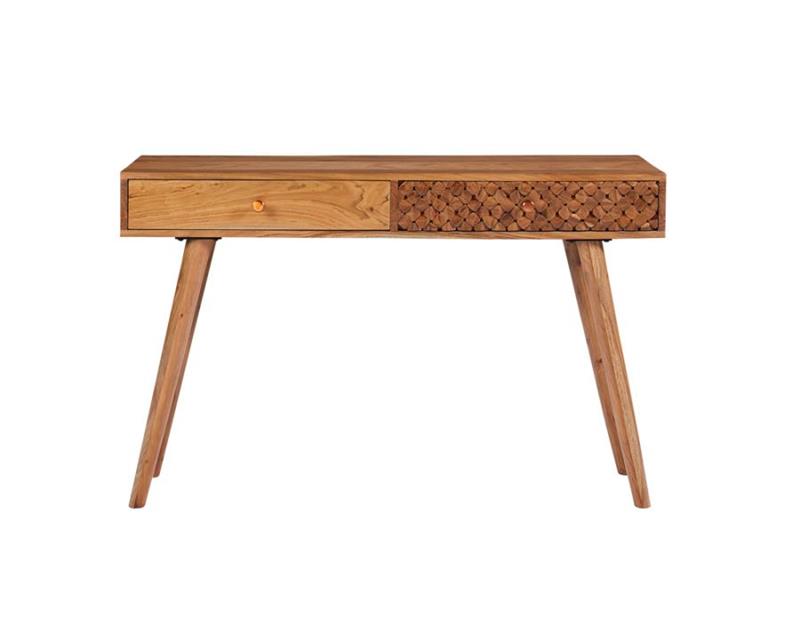 Lotus 2-drawer Console Table Natural Brown (951790)