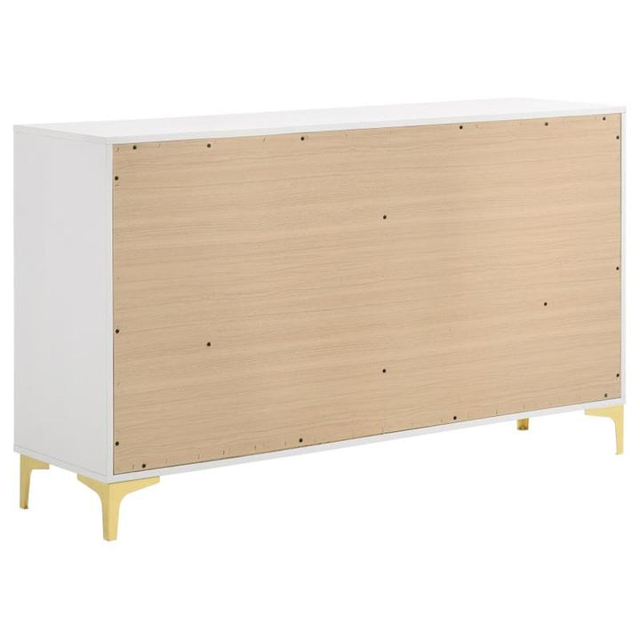 Kendall 6-drawer Dresser White (224403)