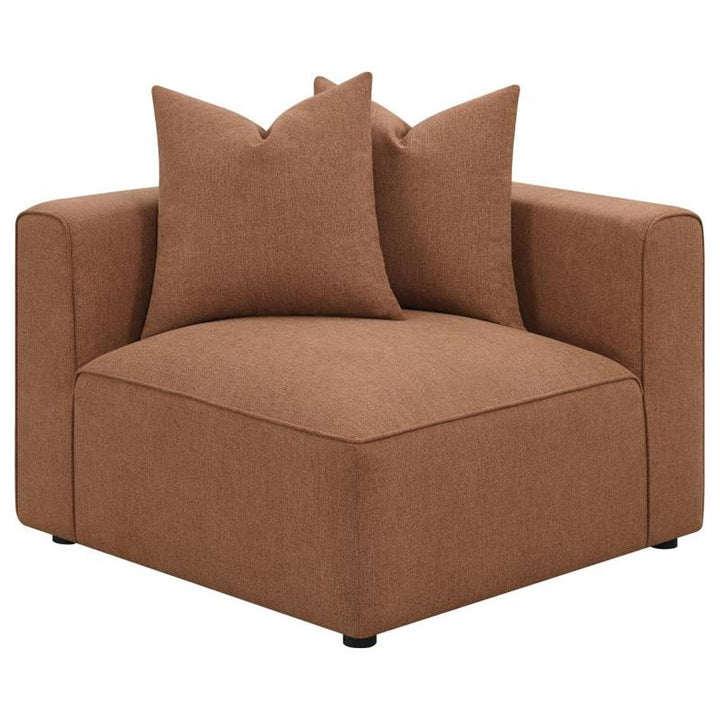 Jennifer 6-piece Upholstered Modular Sectional Terracotta (551591-SET)