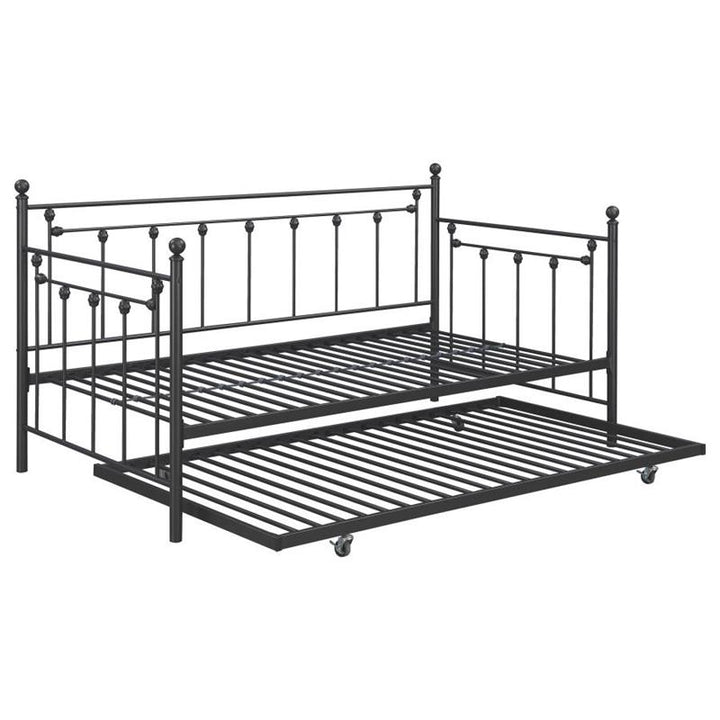 Nocus Spindle Metal Twin Daybed with Trundle (306057)