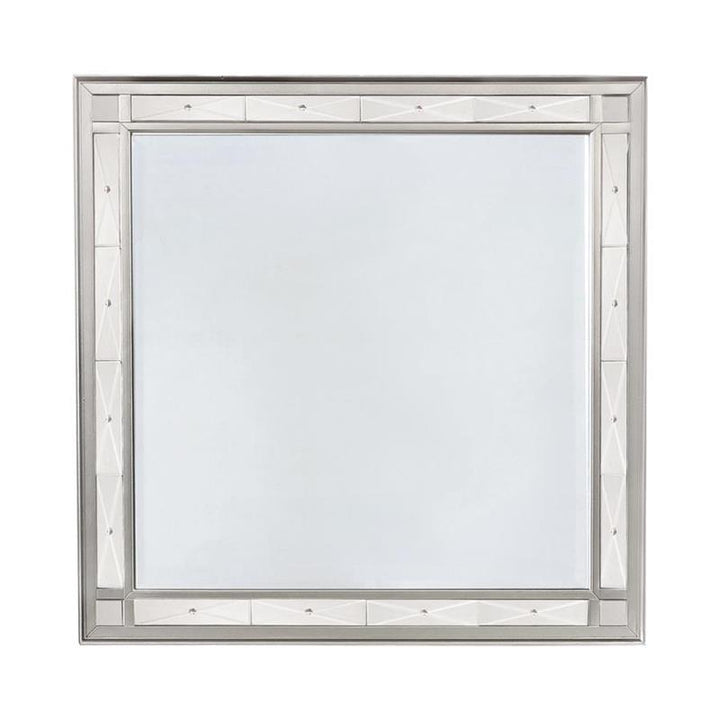 Leighton Beveled Dresser Mirror Metallic Mercury (204924)