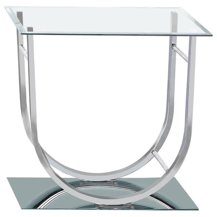 Danville U-shaped End Table Chrome (704987)