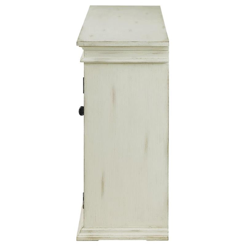 Kiara 4-door Accent Cabinet with Adjustable Shelves White (950859)