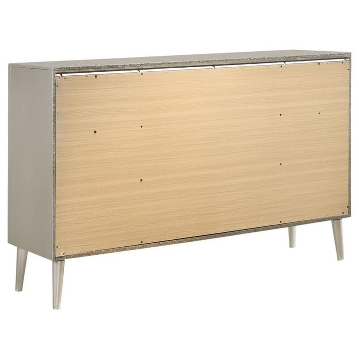 Ramon 6-drawer Dresser Metallic Sterling (222703)