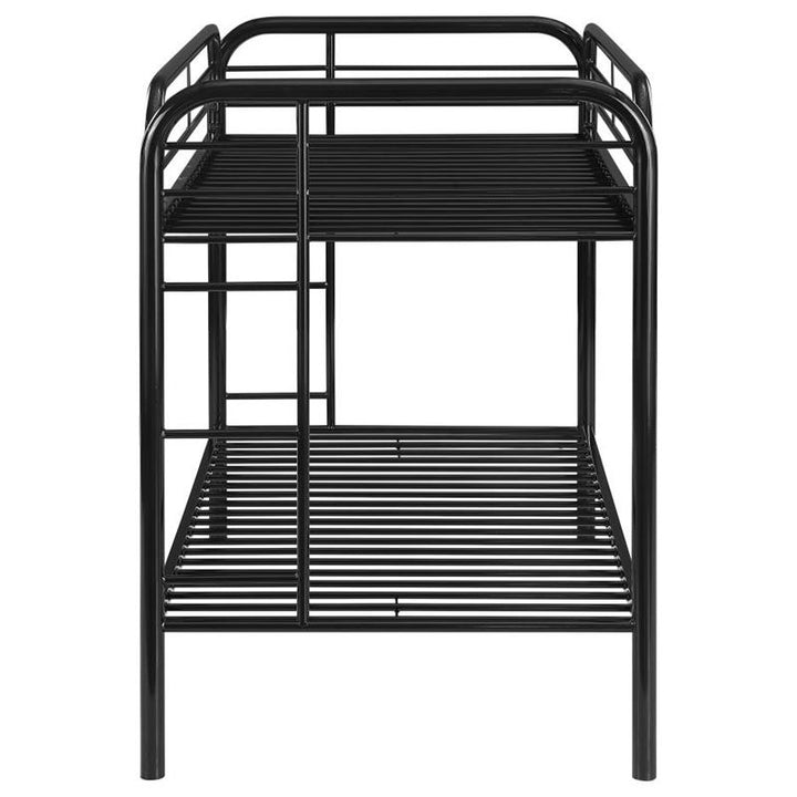 Morgan Twin Over Twin Bunk Bed Black (2256K)