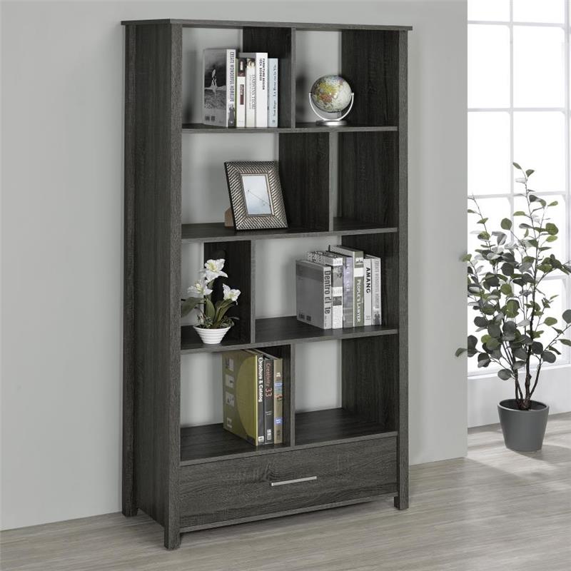 Dylan Rectangular 8-shelf Bookcase (801577)