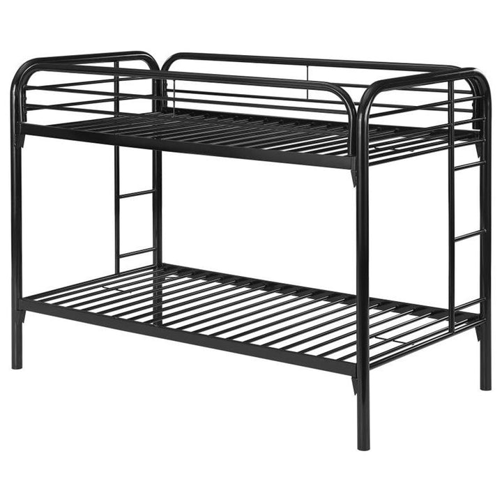 Morgan Twin Over Twin Bunk Bed Black (2256K)