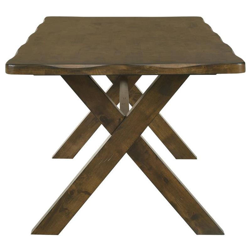 Alston X-shaped Dining Table Knotty Nutmeg (106381)