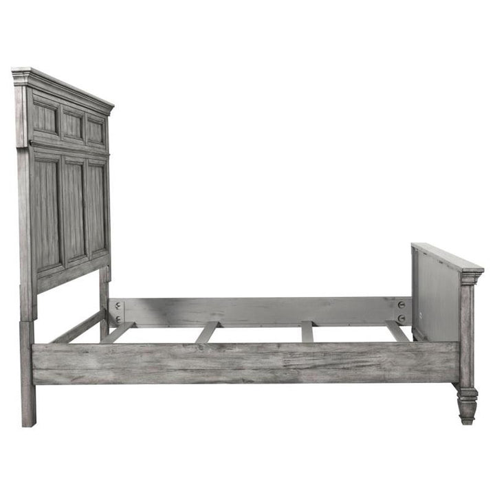 Avenue Eastern King Panel Bed Grey (224031KE)