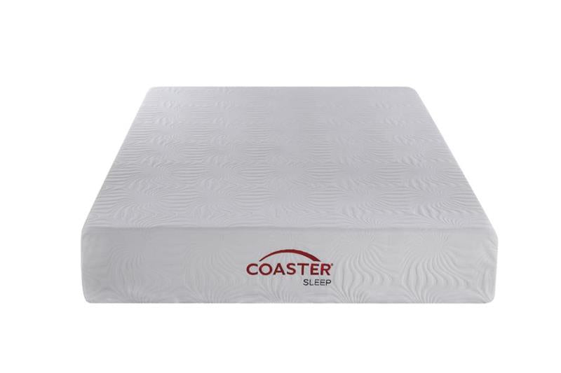 Ian California King Memory Foam Mattress White (350065KW)