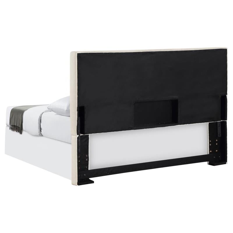 Pirro  Upholstered Headboard Sand (315980QF)