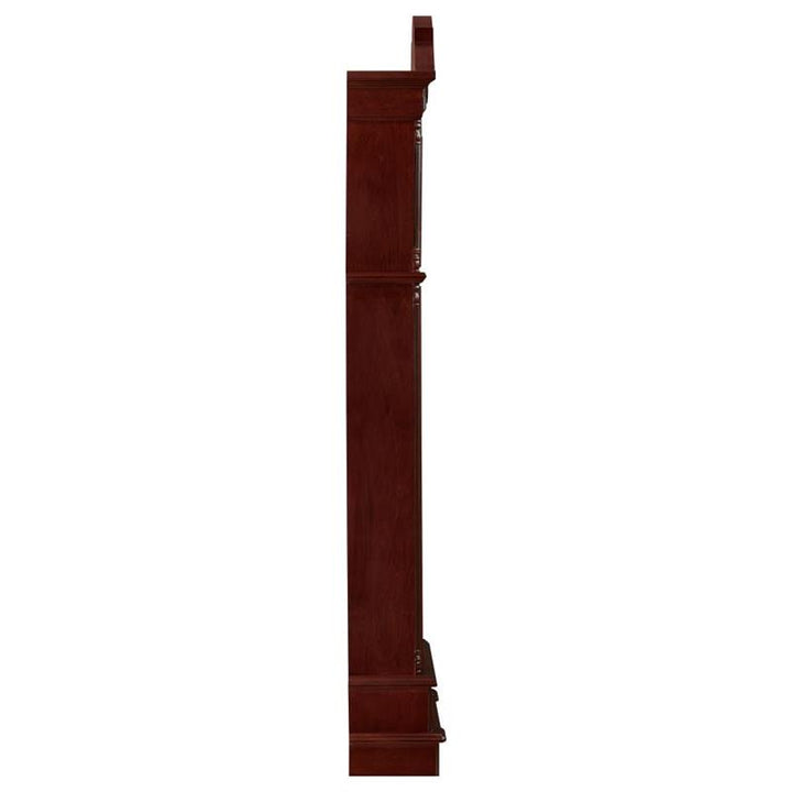 Diggory Grandfather Clock Brown Red and Clear (900749)