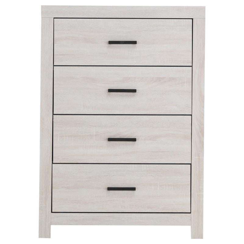 Brantford 4-drawer Chest Coastal White (207055)