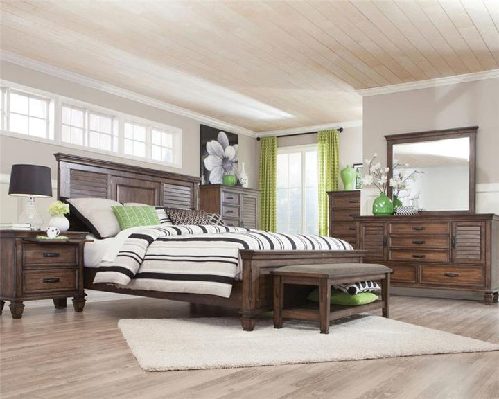 Franco Storage Platform Bedroom Set (200971KW-S5)