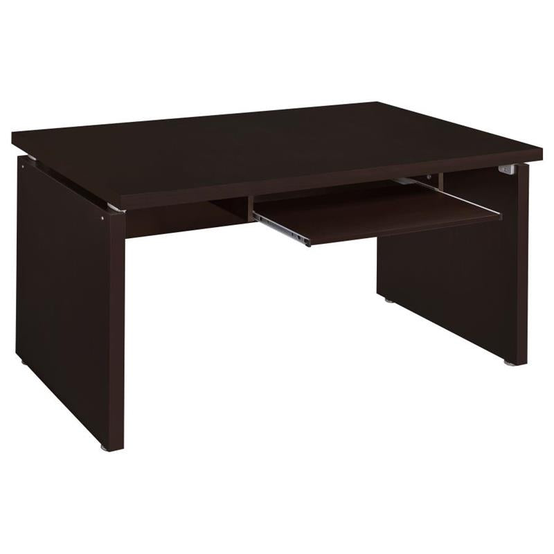 Skylar Engineered Wood L-Shape Computer Desk Cappuccino (800891L)