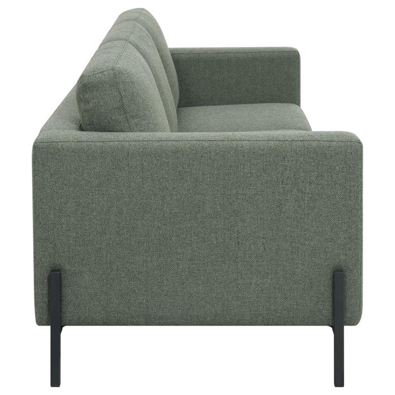 Tilly 2-piece Upholstered Track Arms Sofa Set Sage (509904-S2)