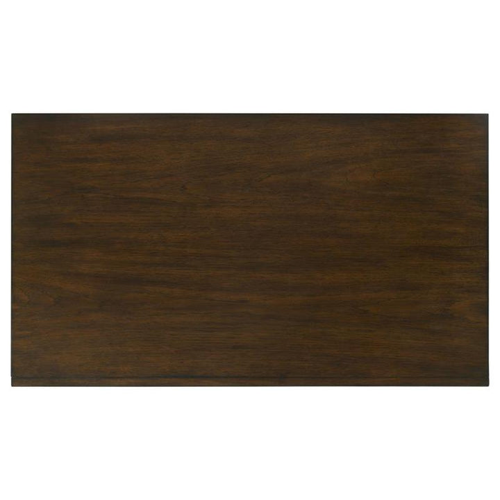 Marshall 4-drawer File Cabinet Dark Walnut and Gunmetal (881294)