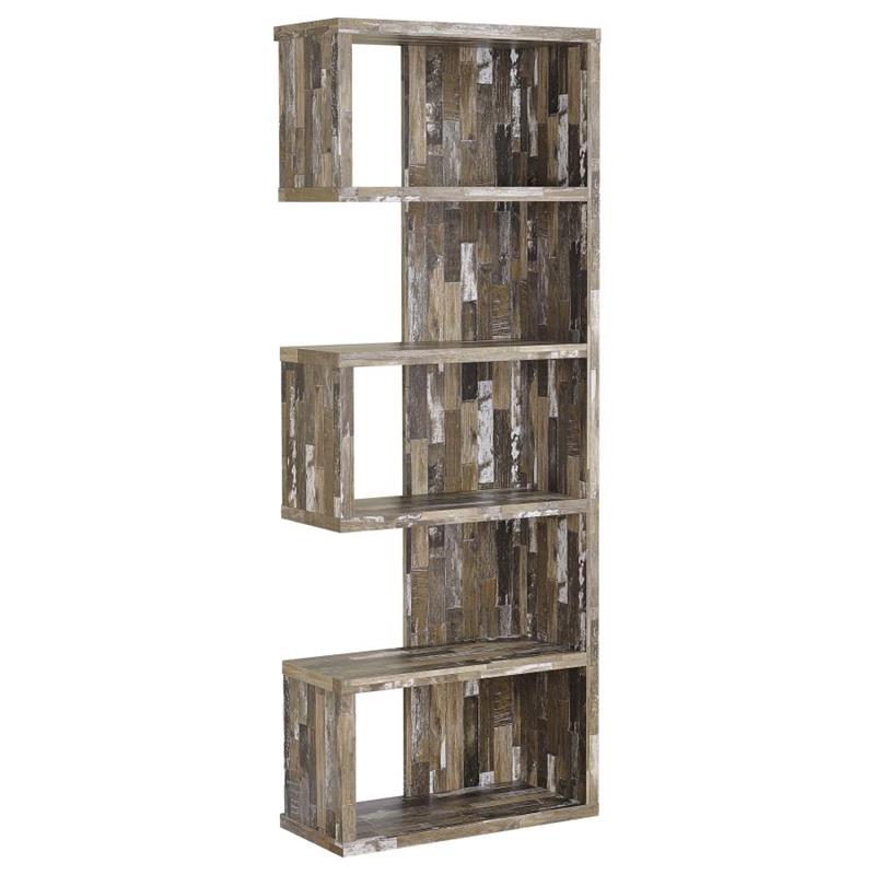 Joey 5-tier Bookcase Salvaged Cabin (800847)