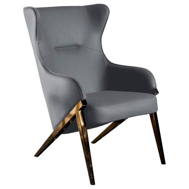 Walker Upholstered Accent Chair Slate and Bronze (903053)