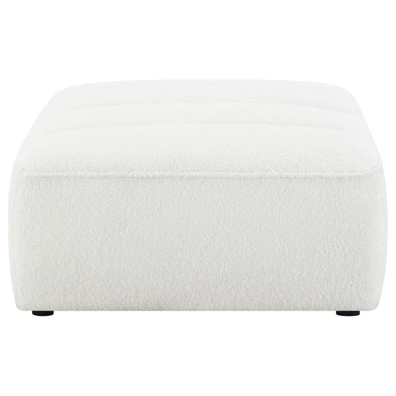 Sunny Upholstered Ottoman Natural (551623)