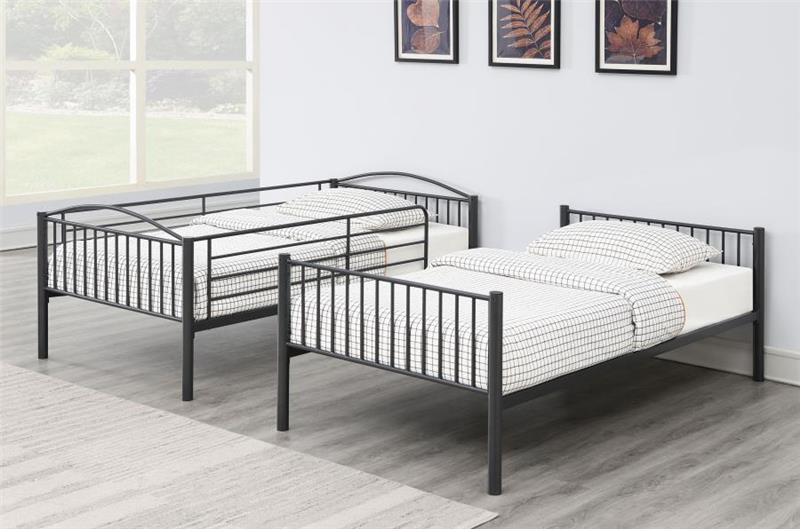 Anson Twin Over Twin Bunk Bed with Ladder (400739T)