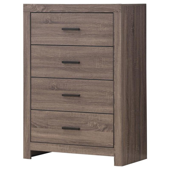 Brantford 4-drawer Chest Barrel Oak (207045)