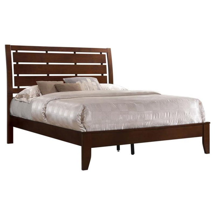 Serenity Panel Bedroom Set Rich Merlot (201971KE-S5)