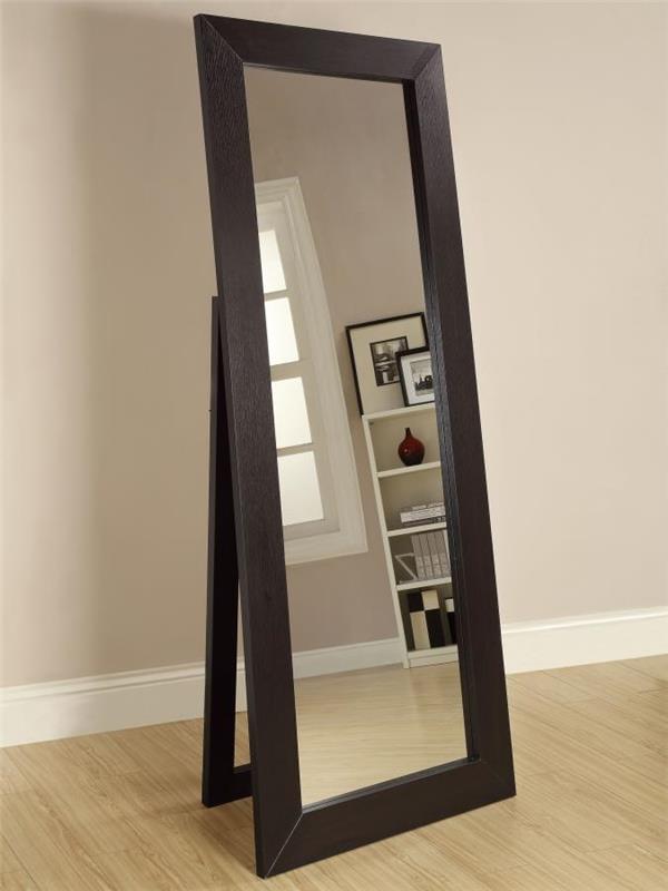 Toga Rectangular Floor Mirror Cappuccino (900453)