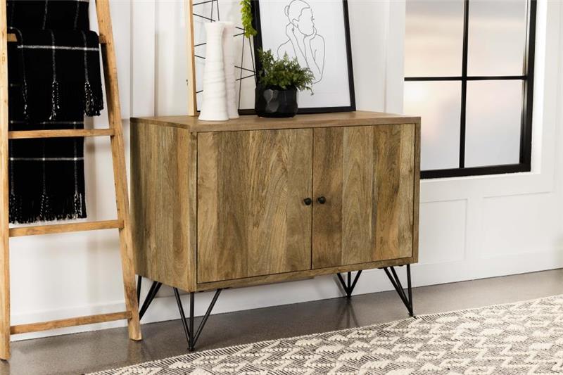 Eileen Rectangular 2-door Accent Cabinet Natural (959651)