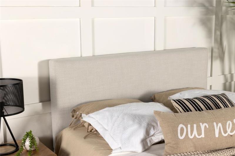 Pirro  Upholstered Headboard Sand (315980QF)