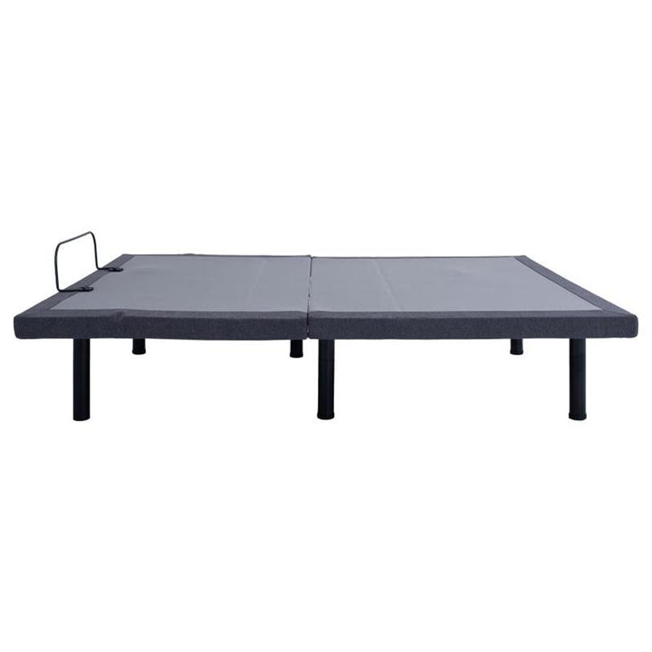 Negan California King Adjustable Bed Base Grey and Black (350132KW)