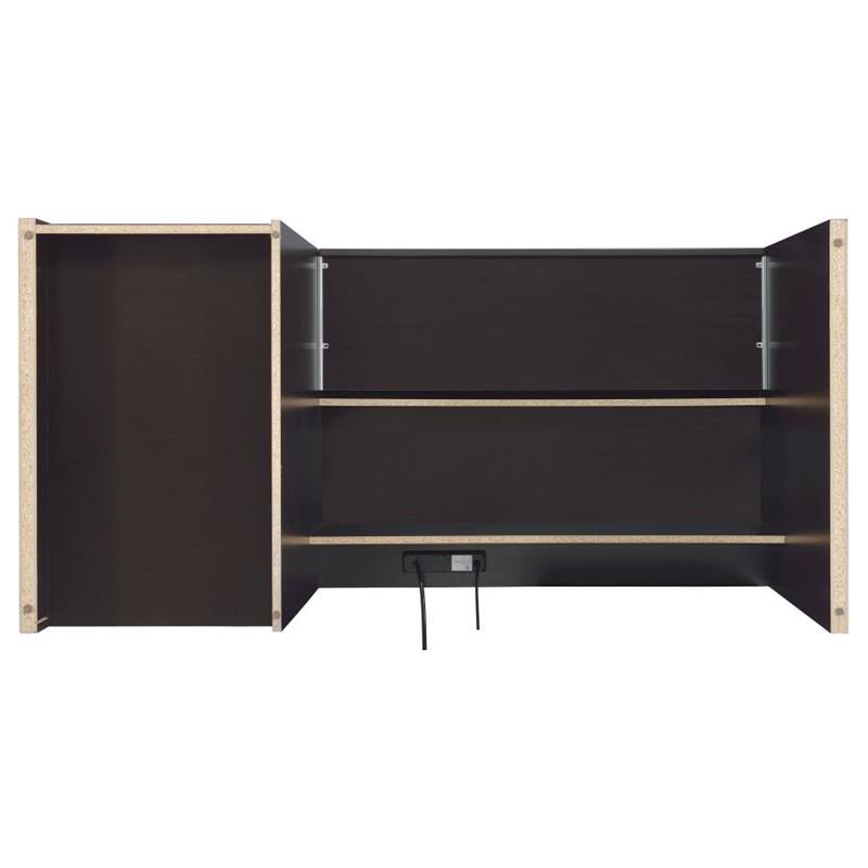 Halston 3-drawer Connect-it Office Desk Cappuccino (800982)