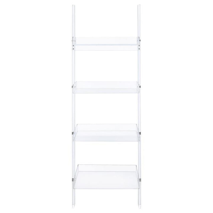 Amaturo 4-shelf Ladder Bookcase Clear (801553)