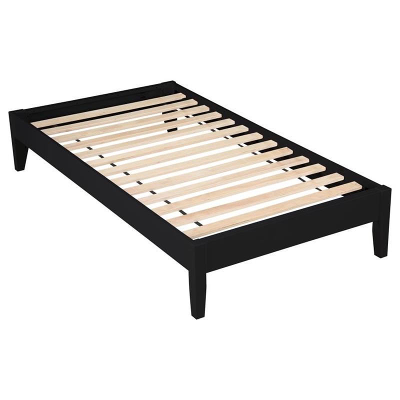 Hounslow Platform Twin Bed Black (306129T)