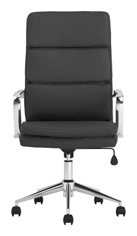 Ximena High Back Upholstered Office Chair Black (801744)