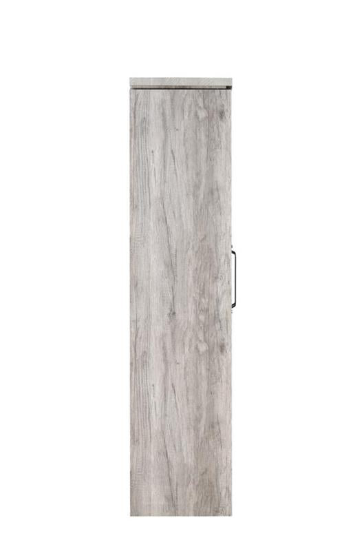 Alejo 2-door Tall Cabinet Grey Driftwood (950783)