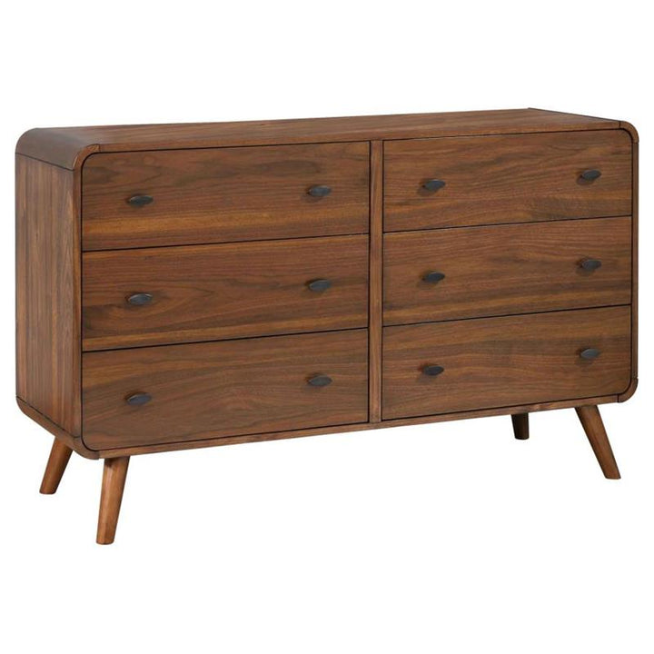 Robyn 6-drawer Dresser Dark Walnut (205133)