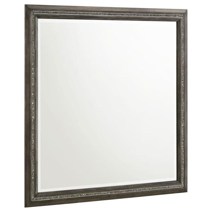Janine Square Dresser Mirror Grey (223554)