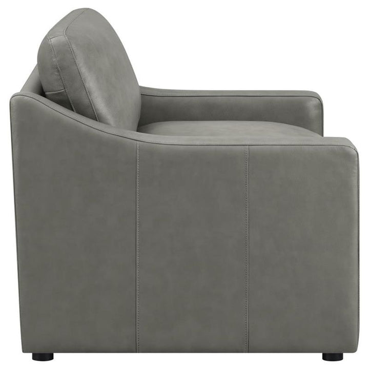 Grayson Sloped Arm Upholstered Chair Grey (506773)