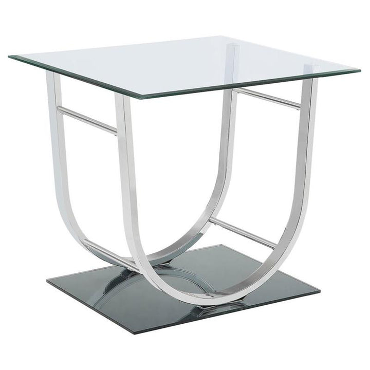 Danville U-shaped End Table Chrome (704987)