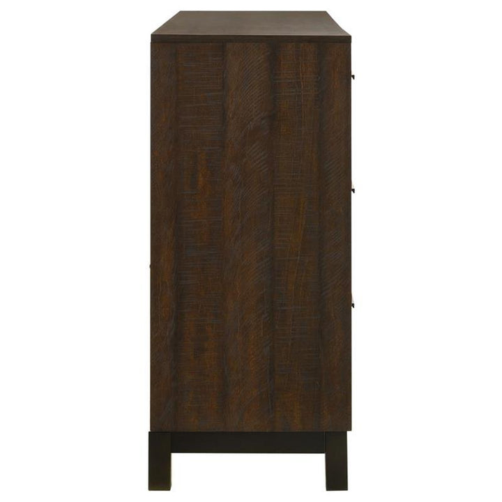 Edmonton 6-drawer Dresser Rustic Tobacco (204353)