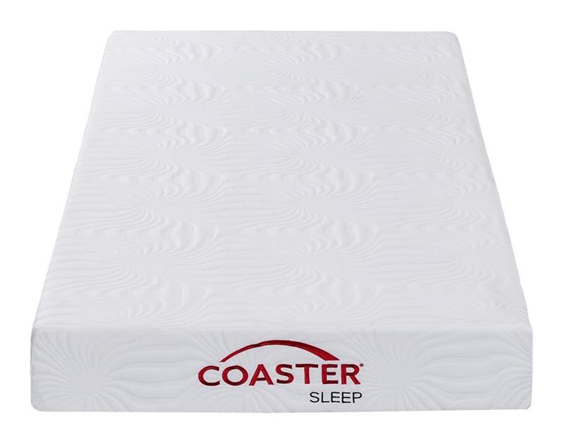 Keegan Twin Long Memory Foam Mattress White (350063TL)