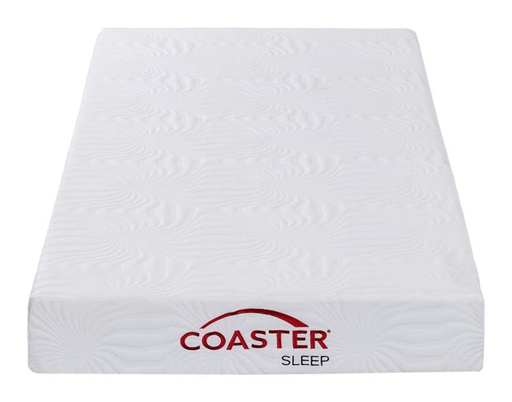 Keegan Twin Long Memory Foam Mattress White (350063TL)