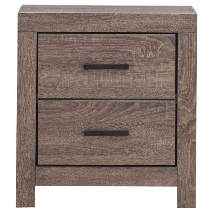 Brantford 4-piece Queen Storage Bedroom Set Barrel Oak (207040Q-S4)