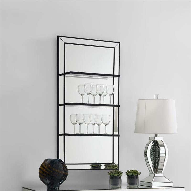 Oriel 3-Shelf Rectangle Wall Mirror (961631)