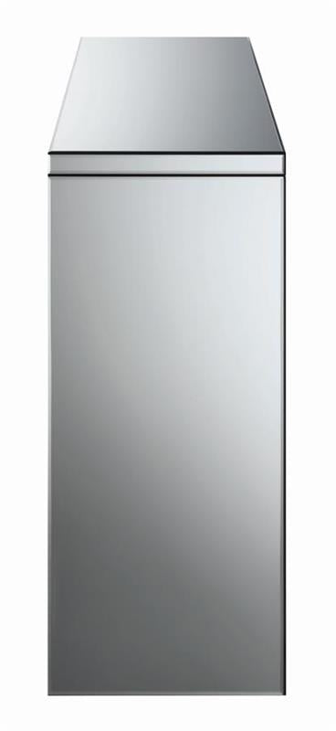 Gillian Rectangular Sofa Table Silver and Clear Mirror (722499)