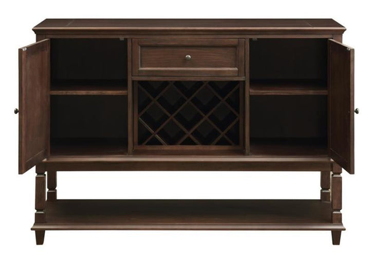 Parkins Server with  Lower Shelf Rustic Espresso (107415)