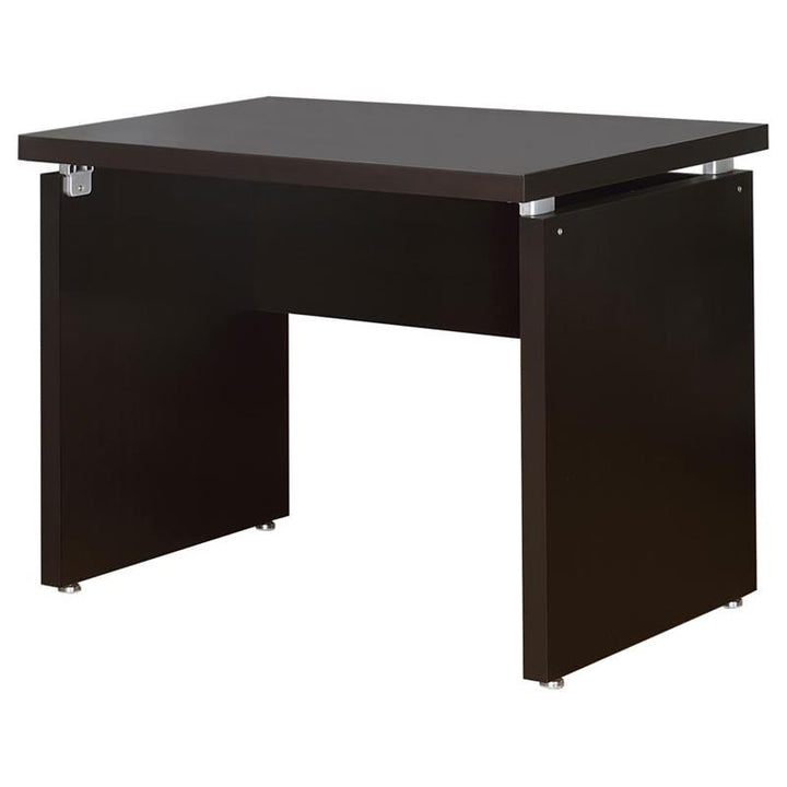 Skylar Engineered Wood L-Shape Computer Desk Cappuccino (800891L)