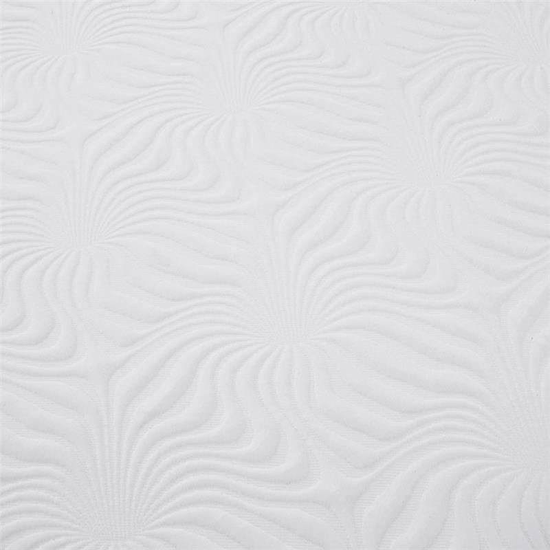 Key Twin Long Memory Foam Mattress White (350064TL)