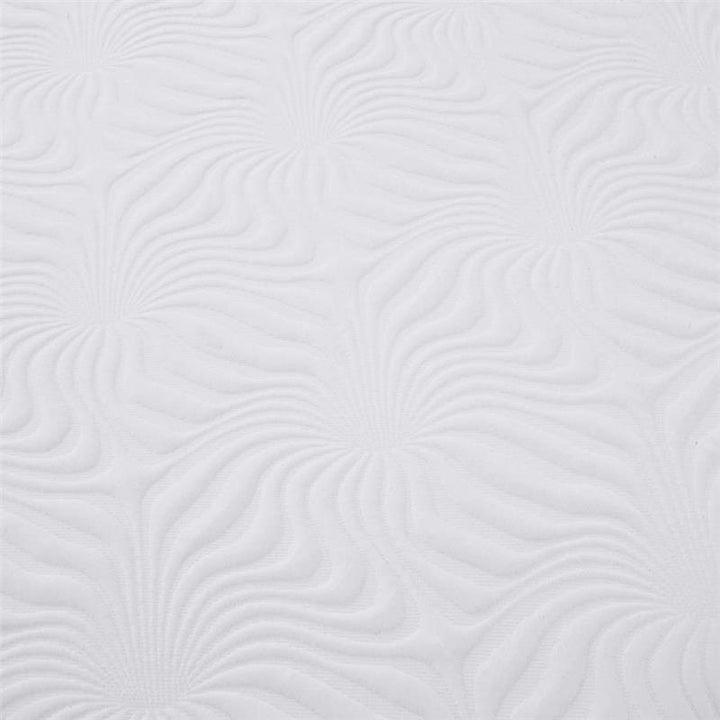 Key Twin Long Memory Foam Mattress White (350064TL)